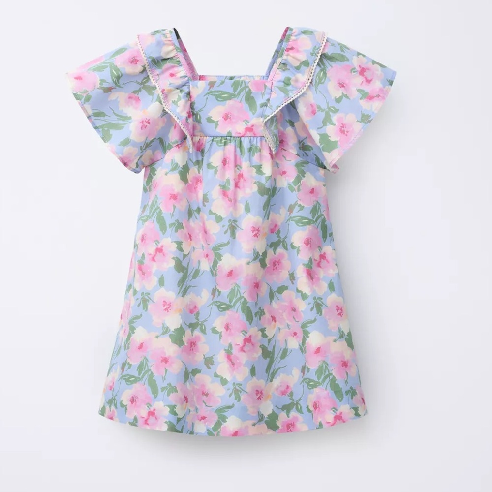 Zara Multicolor Floral Dress